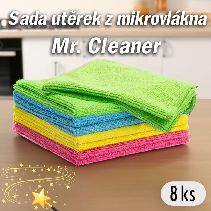 Sada utěrek z mikrovlákna Mr. Cleaner 40x40 cm