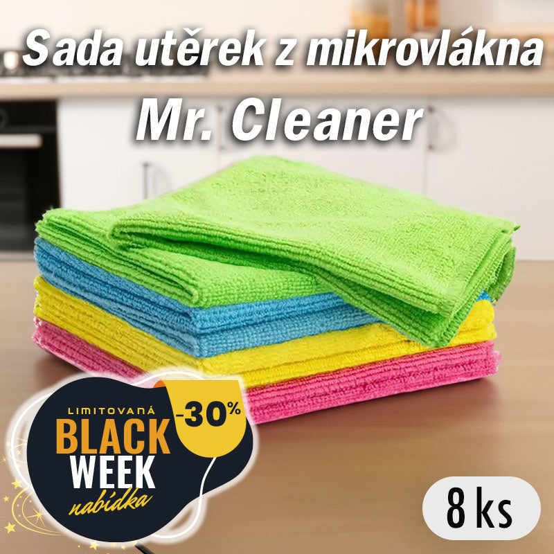 Sada utěrek z mikrovlákna Mr. Cleaner 40x40 cm