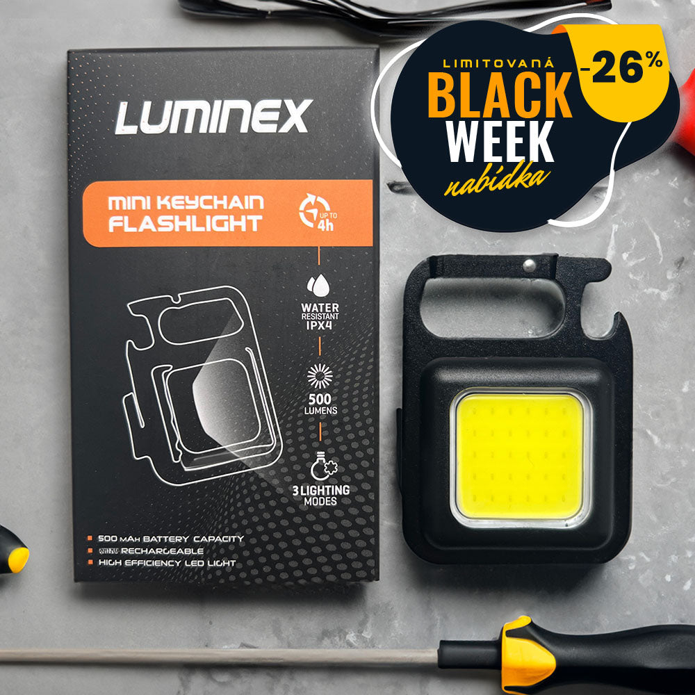 Svítilna LuminX na klíče