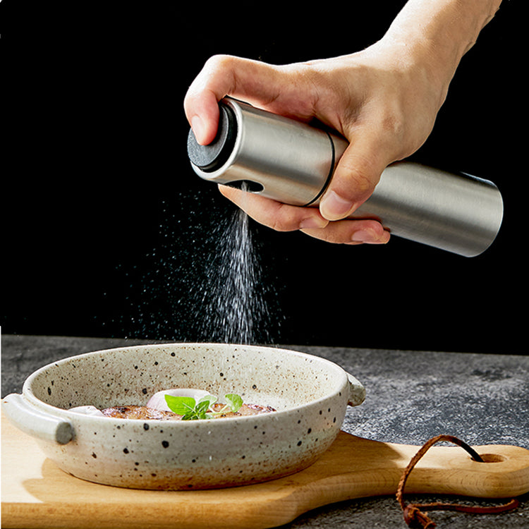 Láhev s nerezovým sprejem na olej, 135 ml, kov