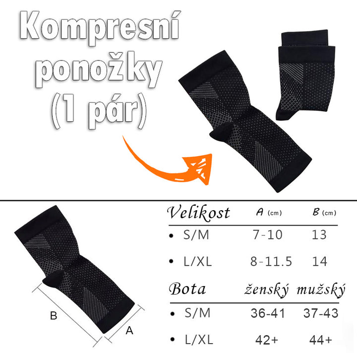 Kompresní ponožky - 1 pár